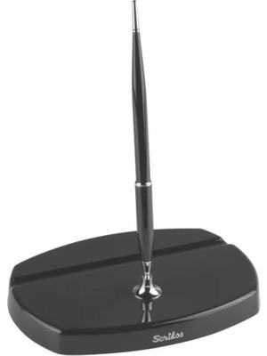 Scrikss 17 Tekli Masa Takımı Siyah (Dolmakalem)