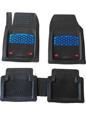 Honda Legend  Paspas Derin Havuzlu Krom Mavi (Üniversal Kesmeli)