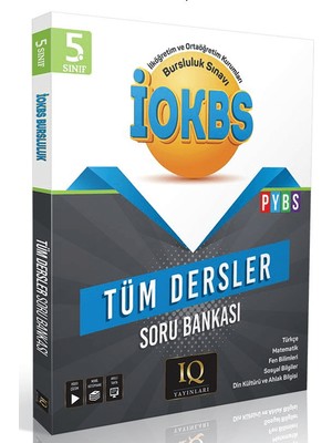 IQ Yayınları   5. Sınf Iokbs Tüm Dersler Soru Bankası