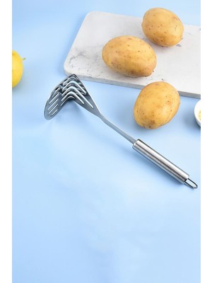 Çelik Pratik Patates Sebze Ezici Püre Yapıcı CIN968