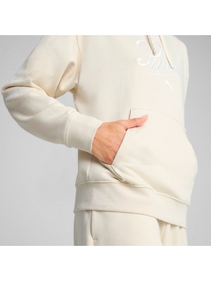 Puma Ess Scrıpt Comfort Kadın Kapüşonlu Sweatshırt