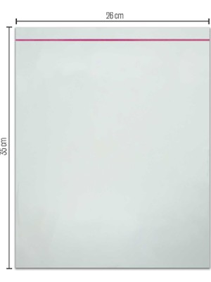 Paketleme Tezgahı 26*35 Bantlı OPP (Parlak-Şeffaf) Jelatin 100 Adet
