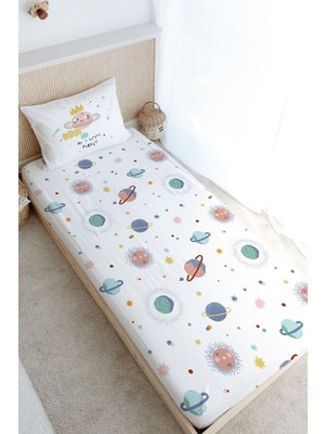 Tuğba Kuğu Tek Kişilik Lastikli Çarşaf Seti - Iconic Serisi - Şirin Pembe Dünya