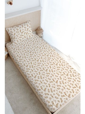 Tuğba Kuğu Tek Kişilik Lastikli Çarşaf Seti - Iconic Serisi - Tiny Flowers