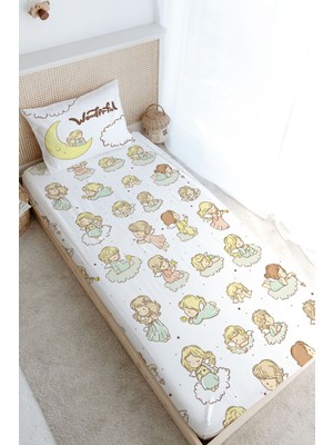 Tuğba Kuğu Tek Kişilik Lastikli Çarşaf Seti - Iconic Serisi - Dream Big