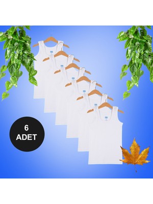 Berrak Erkek Çocuk Ribana Atlet 6'lı Paket