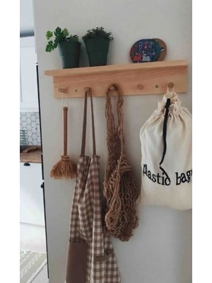 Dekoratif 5 Askılı Çocuk ve Bebek Odası Için Duvar Rafı, Modern Duvar Askılığ