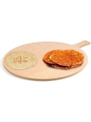 50  cm Ahşap Mdf Pizza Sunum Tahtası - Bazlama - Kesme Tahtası