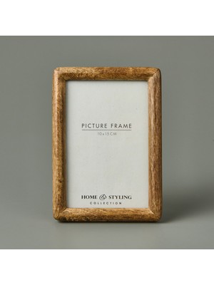 Kpm Ahşap Çerçeve - Kahverengi - 10X15 cm