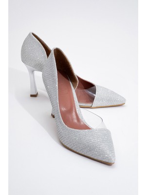 Luvi 653 Lame Sımlı Topuklu  Kadın Ayakkabı