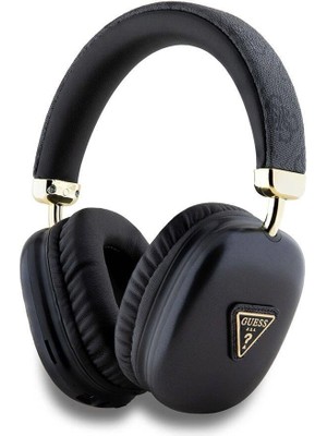 Guess Orjinal Lisanslı Pu 4g Desenli Üçgen Logolu Kulak Üstü Bluetooth Kulaklık GUBHK1P4TPW
