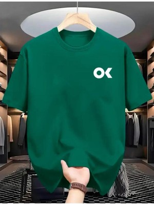 Medinenur Ok Yazı Baskılı Basic T-Shirt
