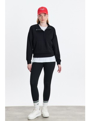 Rays Siyah Fermuar Detay  Sweat 4011
