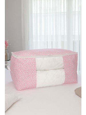 Rek Home Yaprak Desenli Pencereli Büyük Boy Yastık Yorgan Kazak Hurcu / 75 x 40 x 40