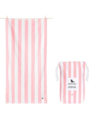 Dock And Bay Plaj Havlusu Cabana L Malibu Pink