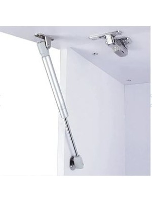 Dolap Kapak Pistonu Mutfak Dolabı Kapağı Gazlı Amortisörlü Piston 100N / 25CM - Gri Renk