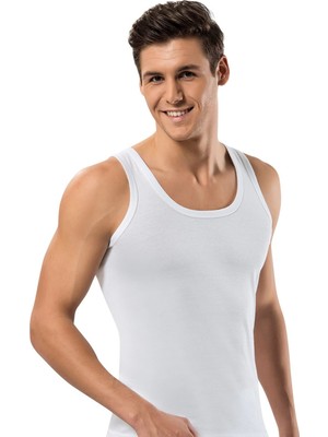 Erdem Geniş Beden Erkek Ribana Atlet 6'LI PAKET