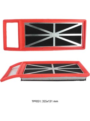Tork Performans Hava Filtresi 51817708 Fiat Egea 1.3 Multijet Teknik Özellikler 355x131 mm