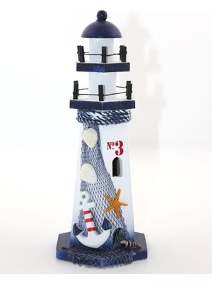 Periboia Ahşap Marin Deniz Feneri Model 9