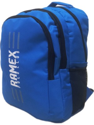 Casual Group  Unisex Mavi Sırt Çantası Büyük Boy Seyahat Okul Çantası Su Itici Spor Çantası 45X30X15CM 24LT+Anahtarlık Hediye