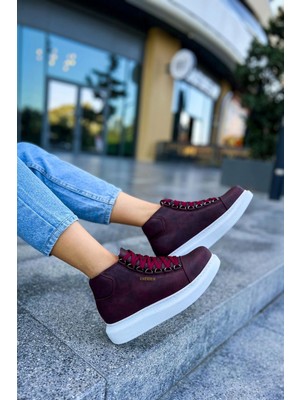 Chekich CH258 Cbt Roma Kadın Bot Bordo