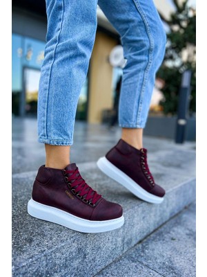 Chekich CH258 Cbt Roma Kadın Bot Bordo