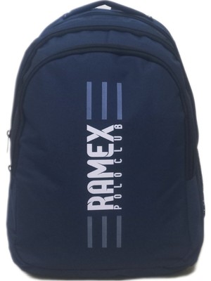 Casual Group  Unisex Koyu Mavi Sırt Çantası Büyük Boy Seyahat Okul Çantası Su Itici Spor Çantası 45X30X15CM 24LT+Anahtarlık Hediye