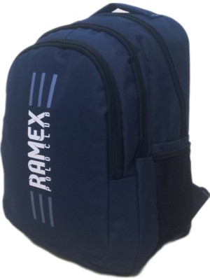 Casual Group  Unisex Koyu Mavi Sırt Çantası Büyük Boy Seyahat Okul Çantası Su Itici Spor Çantası 45X30X15CM 24LT+Anahtarlık Hediye