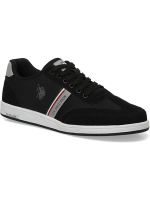 U.s. Polo Assn. Kares Siyah Erkek Sneaker Spor Ayakkabı