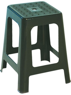 Papatya Mercan Yeşil Plastik Tabure