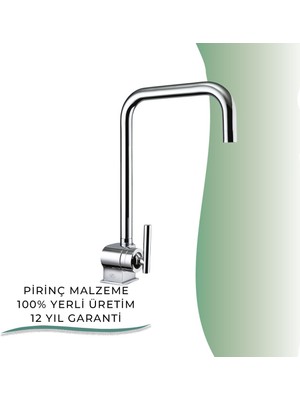 GPD Igk Yapı - MTE100 Frezia Tek Gövde Eviye Bataryası