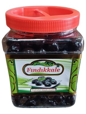 Fındıkkale Gold Yağlı Sele Siyah Zeytin 1 kg 201-260KB Pet Kavanoz