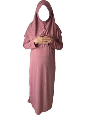 Kız Çocuk Tek Parça Namaz Elbisesi