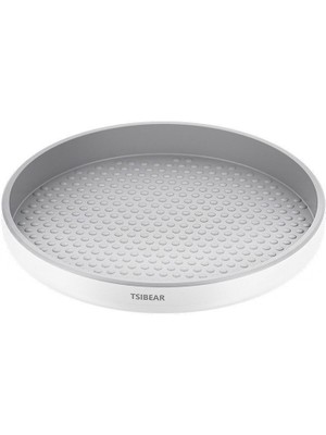 360° Dönen 25 cm Mutfak Kiler Banyo Düzenleyici Döner Raf CIN876