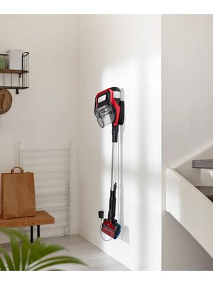Philips Speedpro Max Kablosuz Şarjlı Dik Süpürge, Powercyclone 8, Powerblade Dijital Motor ve Üçlü Filtrasyon Sistemi Içerir, Kırmızı, Onerous Lambader Hediye