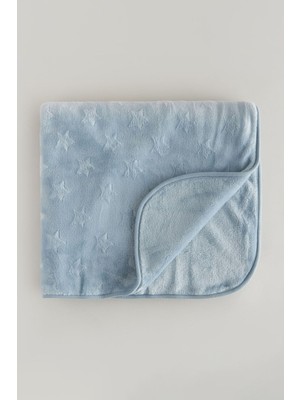 Next Baby Bebek Mavisi Yıldız Desenli Battaniye