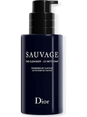 Dior Sauvage The Cleanser - Face Cleanser For Men Black Charcoal And Cactus 125 ml