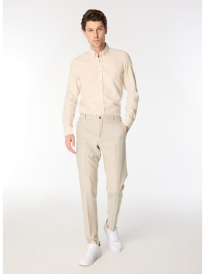 Tombolini Normal Bel Normal Paça Slim Fit Bej Erkek Pantolon PS62.ILGC.R040