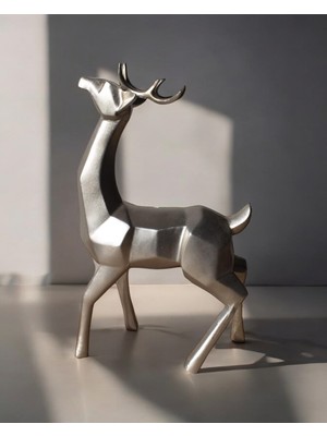 Kubik Geyik Dekoratif Obje C 0105