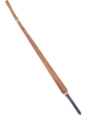 Atik Camp Tüfek Askı Kayışı - Savage - Lüks Deri -Taba