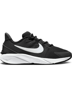 Nike Star Runner 4 Nn (Gs) Genç Koşu Ayakkabısı Siyah Bağcıklı Nefes Alabilir Yapı DX7615-001