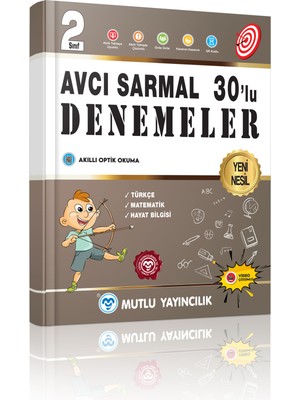 Mutlu Yayıncılık Avcı Sarmal 30’lu Deneme 2. Sınıf Türkçe Matematik Hayat Bilgisi Yeni Nesil