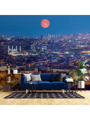 Ankara Gece Manzarası Duvar Kağıdı