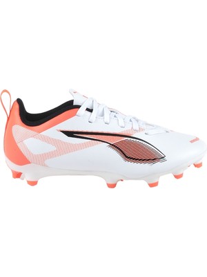 Puma Ultra 5 Play FG/AG Beyaz Krampon Erkek Çocuk 35 Numaralı Ayakkabı (108170-01)