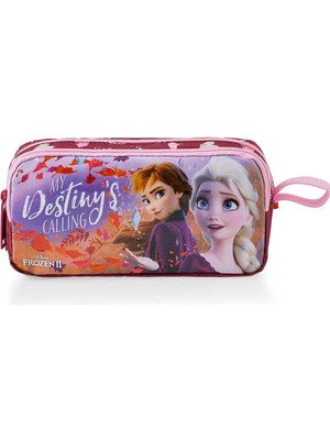 Frozen Kalem Çantası 48033 Çift Gözlü