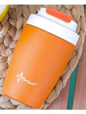 Penguen 3047 Termos Turuncu Kahve Kupa 400ML