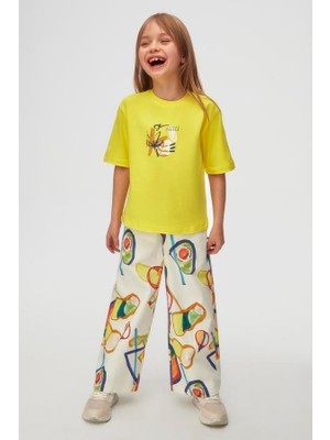 Kız Çocuk Rainbow Pantolon 58503
