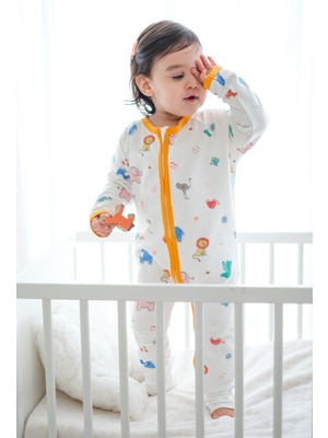 1 Tog Unisex Patikli Uyku Tulumu - Hayvan