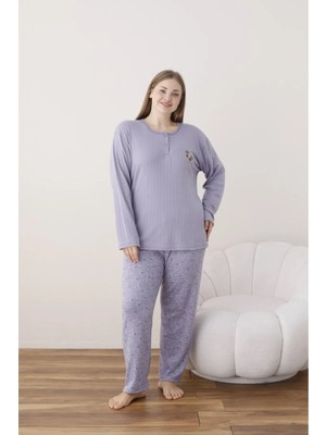 Lukitus Büyük Beden Battal Kadın Pijama Takımı