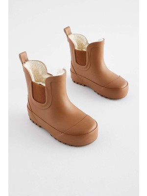 Next Baby Rust Orange Su Geçirmez Polar Astarlı Su Geçirmez Yağmur Botu / Çizme